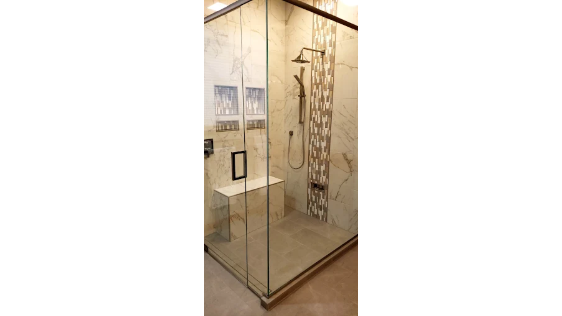 tile shower surround installation in Highland, IL